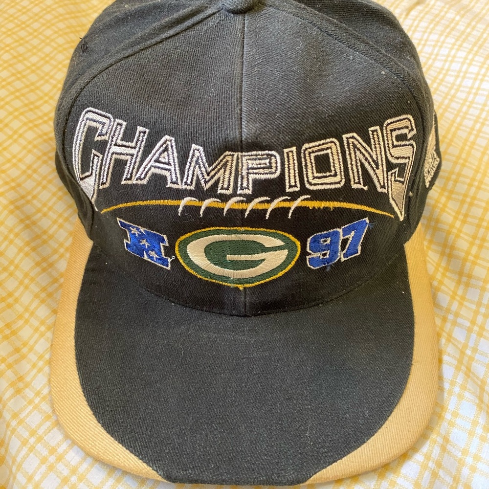 1997 GB Packers NFC Champions Snapback Hat - Picture 1 of 5